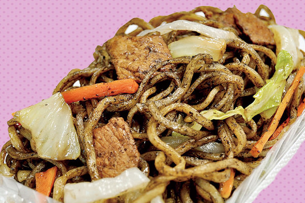 濃厚イカスミソース黒焼きそば