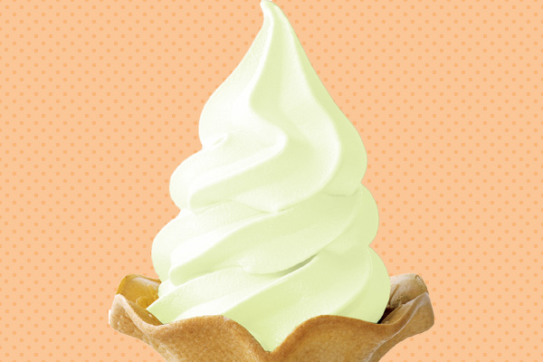 茨城なしソフトクリーム
