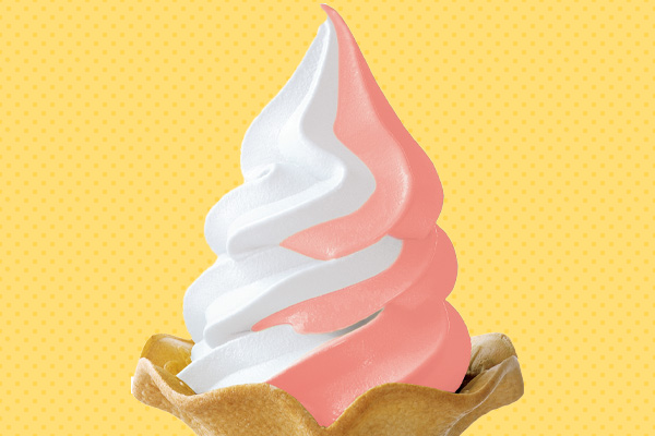 特選いちごミルクソフトクリーム